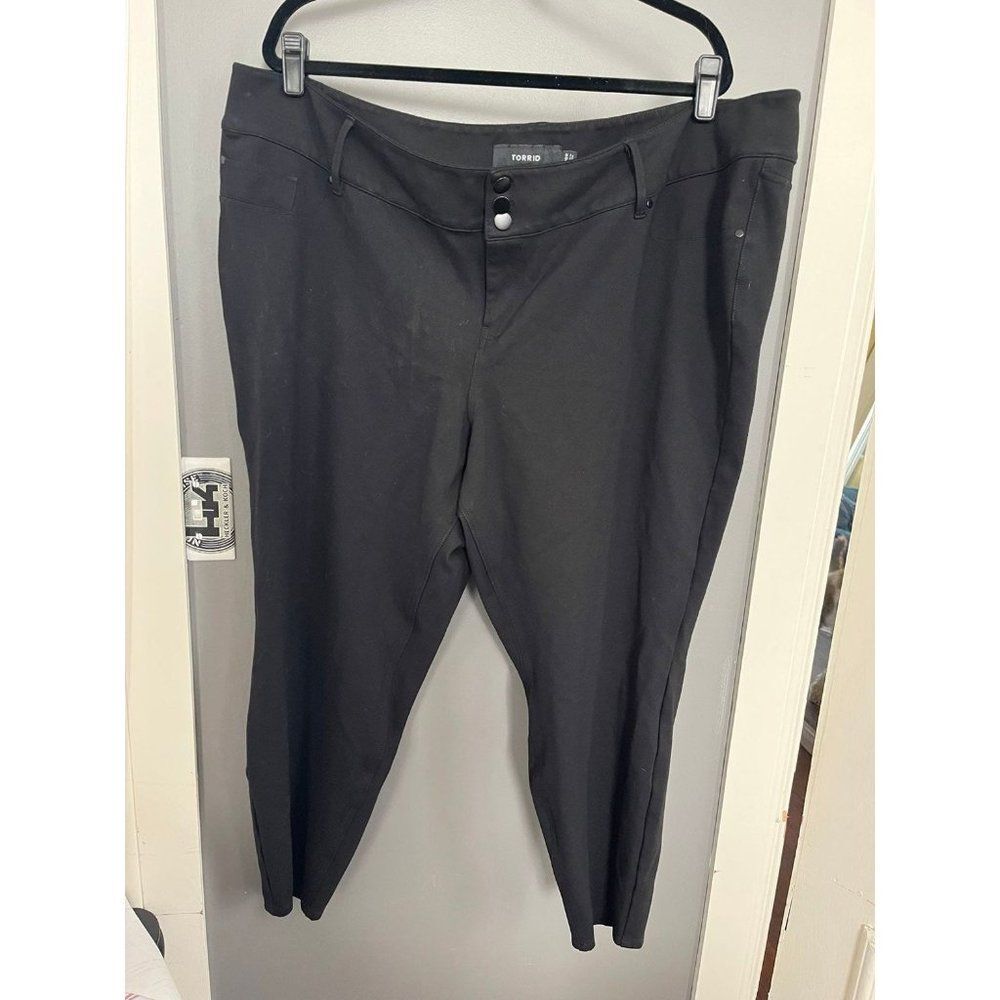 torrid size 28 regular black dress pant leggings